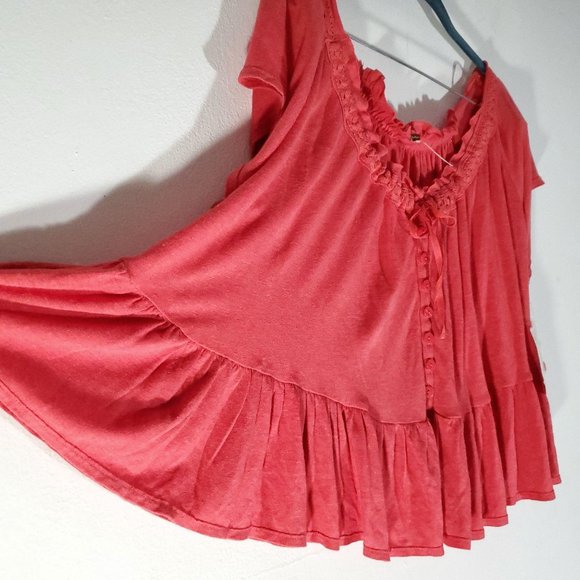 Free People Charlie Tee Camelia S - Picture 6 of 9